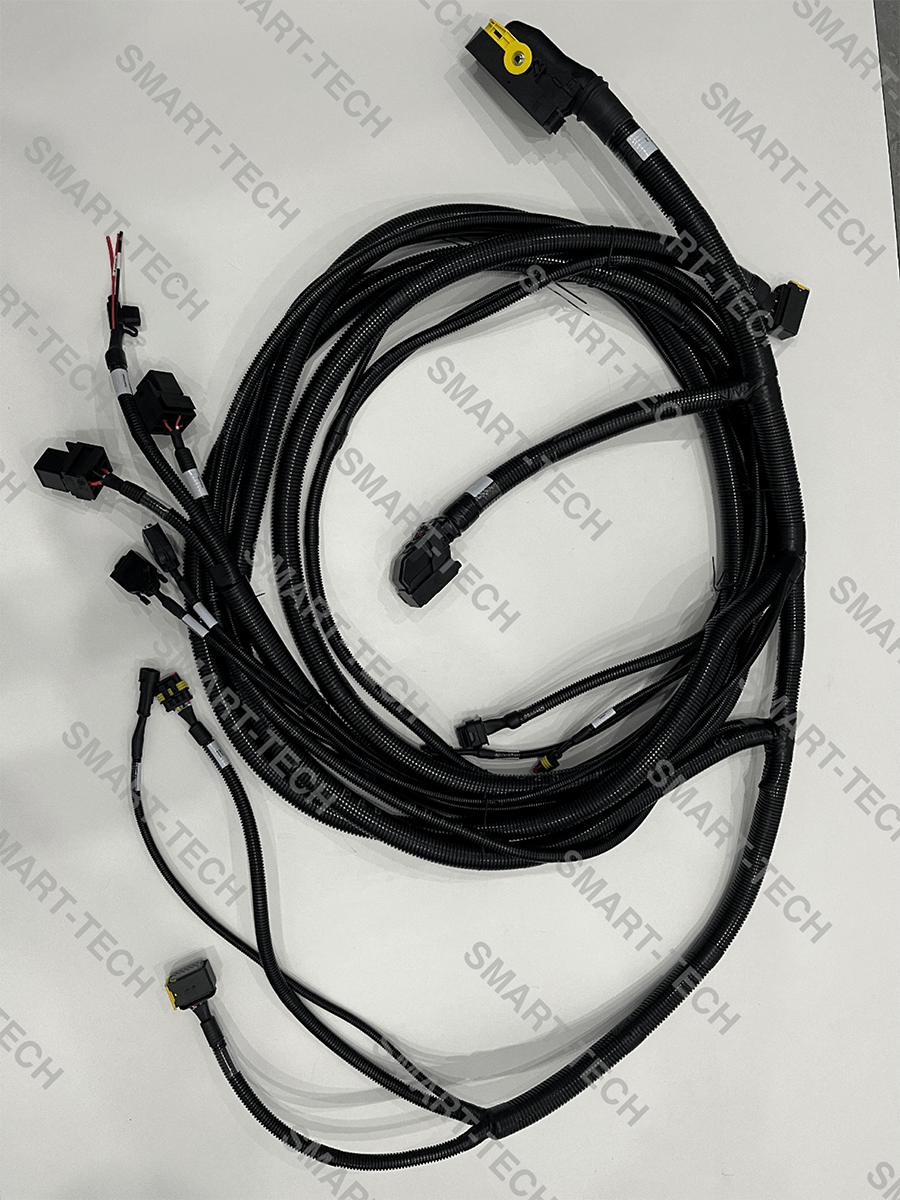 Excavator wiring harness 